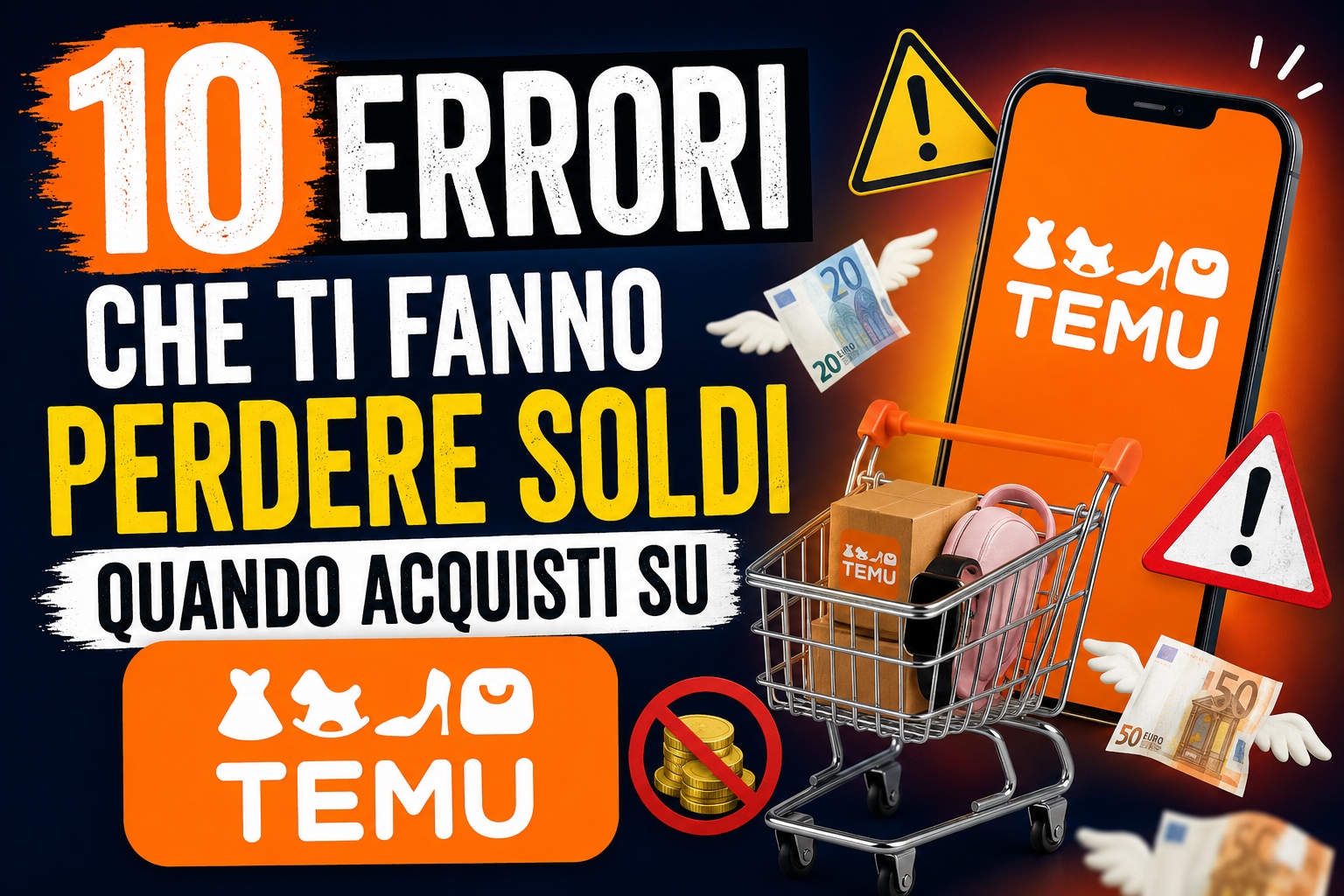 10 errori che ti fanno perdere soldi quando acquisti su Temu