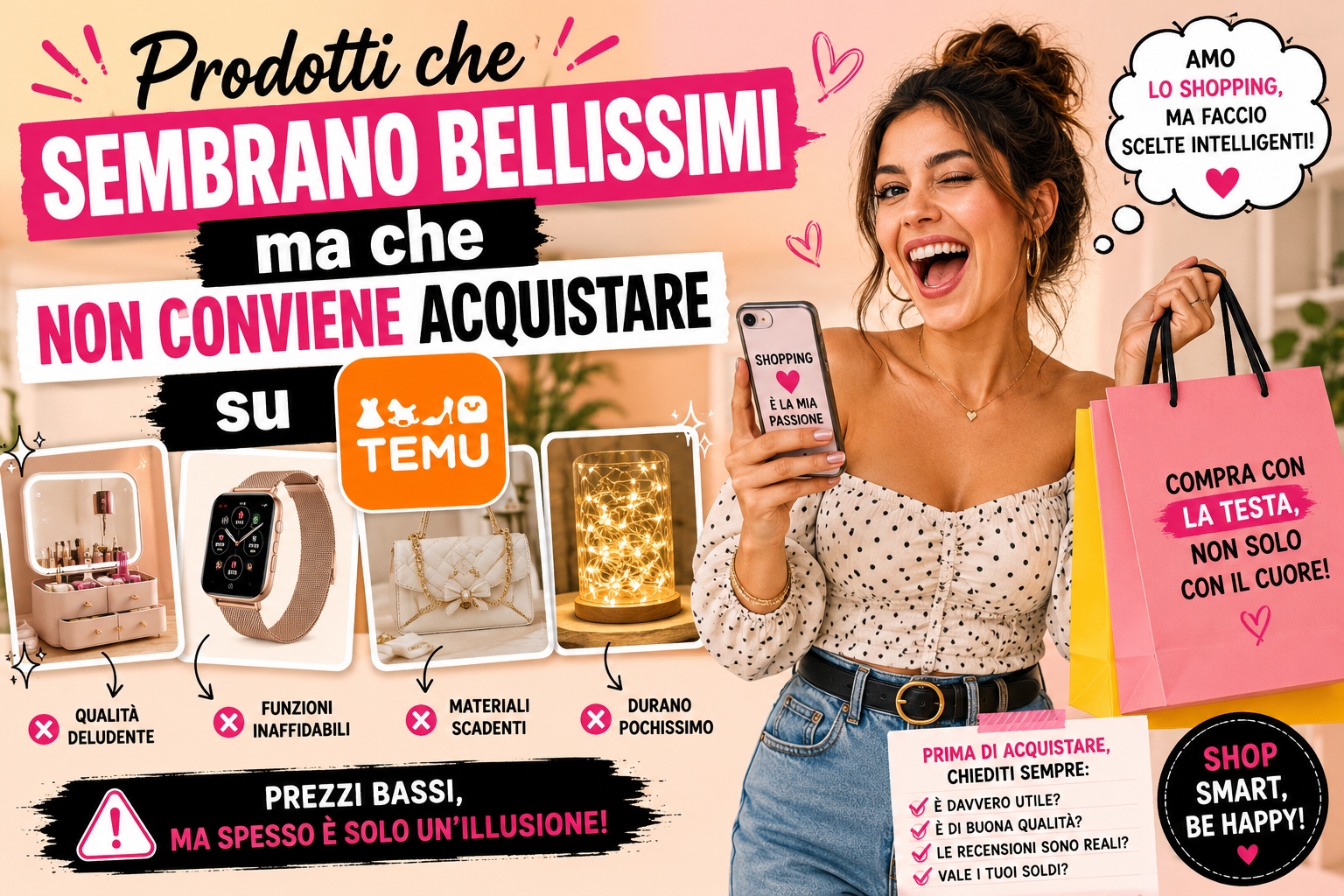 Prodotti che Sembrano Bellissimi ma che Non Conviene Acquistare su Temu