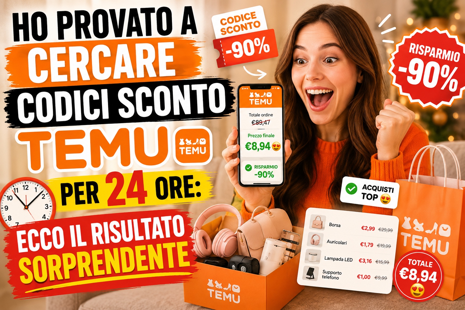 Ho Provato a Cercare Codici Sconto Temu per 24 Ore: Ecco il Risultato Sorprendente
